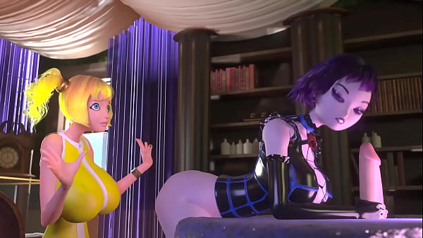 3DGSPOT - ¡Trío loco de dibujos animados en 3D con varias pollas y dos chicas tetonas! ¡SEXO SIN CENSURA!